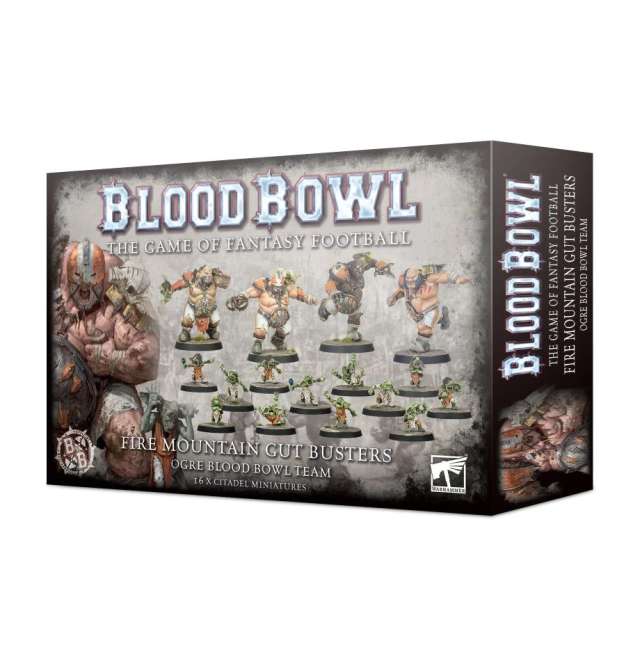 Blood Bowl Ogre Team - The Fire Mountain Gut Busters
