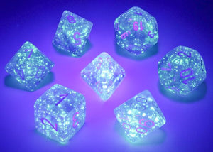 Borealis Luminary Purple with White Polyhedral Set