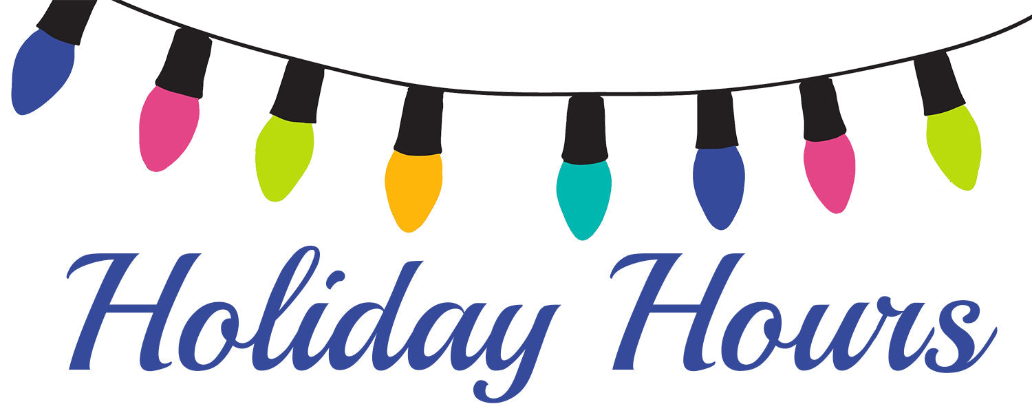 Holiday Hours with Christmas Lights