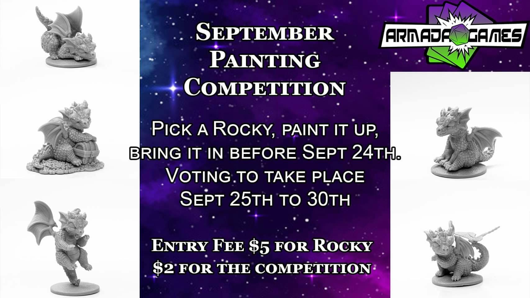 September Painting Competition - Rocky!