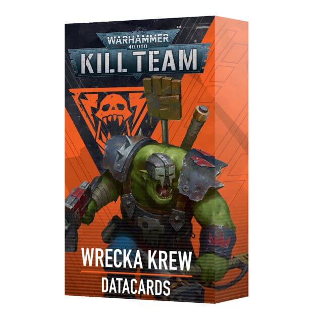 Warhammer 40K Kill Team
Wrecka Krew Datacards package on white background
