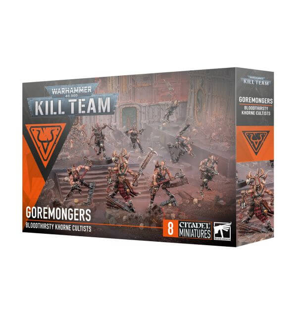 Warhammer 40K Kill Team
Goremongers packaging on white background