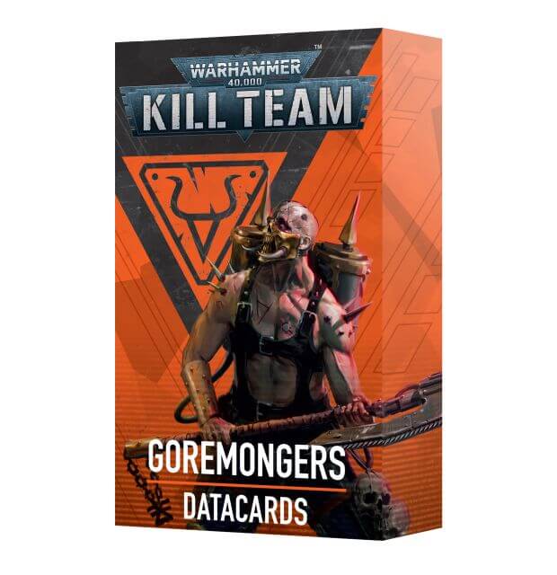 Warhammer 40K Kill Team
Goremongers Datacards packaging on white background