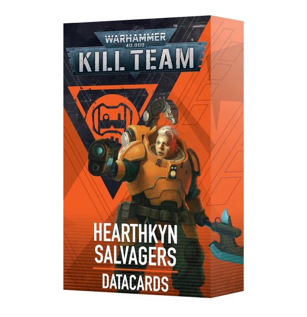 Package showing Hearthkyn Salvagers Datacards for Warhammer 40k Kill Team
