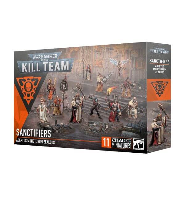 Warhammer 40K Kill Team
Sanctifiers packaging on white background
