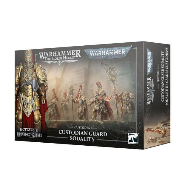 Box for Warhammer 40k and Horus Heresy Adeptus Custodes models Adeptus Custodes Custodian Guard Sodality