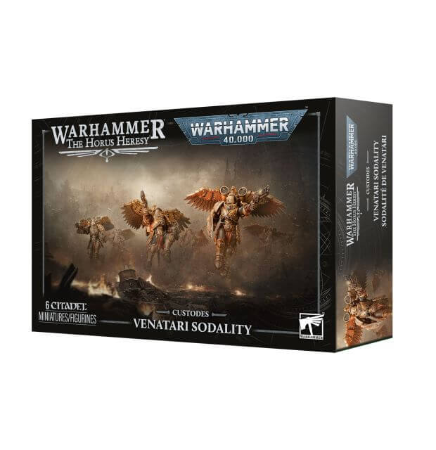 Box for Warhammer 40k and Horus Heresy Adeptus Custodes models Adeptus Custodes Venatari Sodality