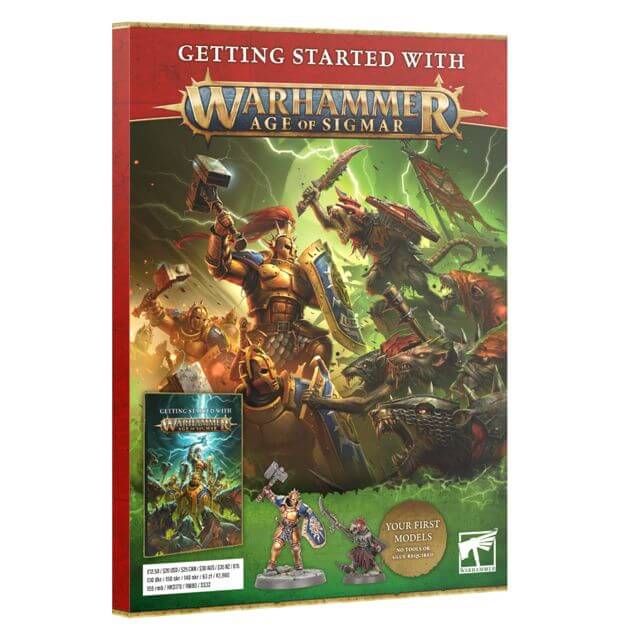 Cover of the Age of Sigmar Getting started. 