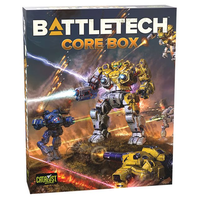 Battletech Core Box with robot illustration on cover