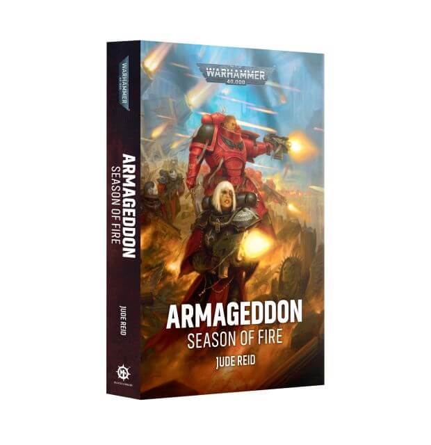 Warhammer 40k Black Library book cover for Armageddon Season of Fire