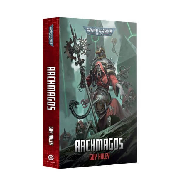 Warhammer 40k Archmagos by Guy Haley tabletop gaming box, showing the front cover and spine on a plain white background.