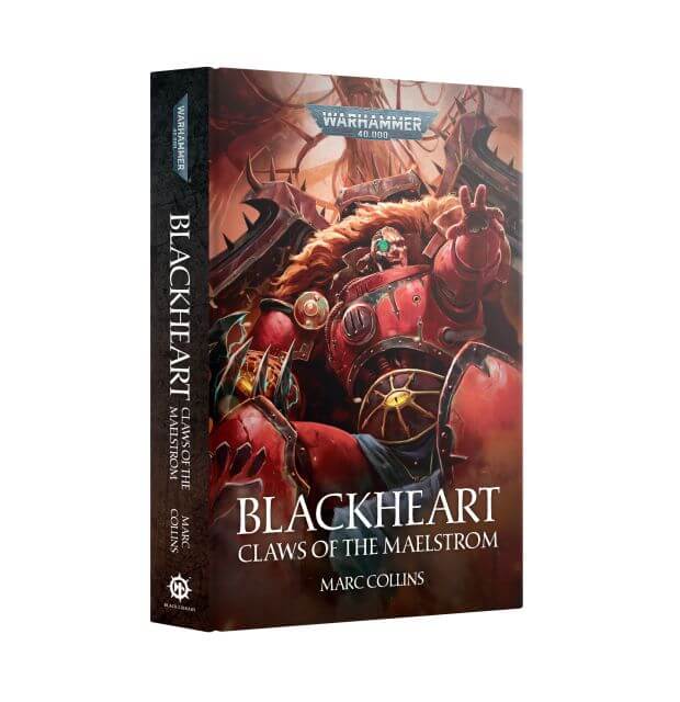 Warhammer 40k Blackheart, Claws of the Maelstrom book cover.