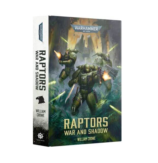 Warhammer 40k Black Library book cover for Raptors War and Shadow