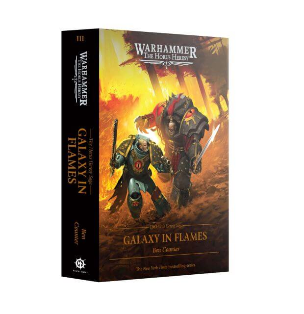 Black Library The Horus Heresy Saga Galaxy in Flames HB book cover