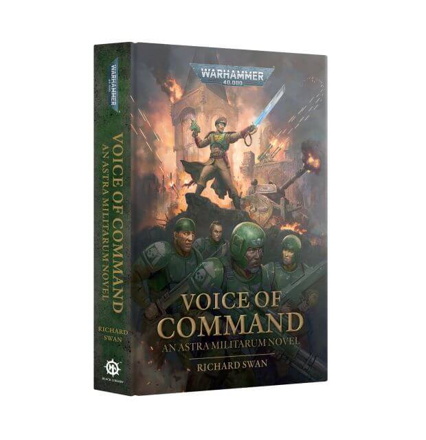 Warhammer 40k Voice of Command, An Astra Militarum Novel book cover.