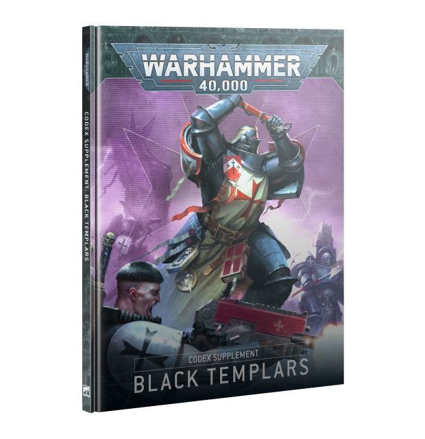 Codex supplement for Black Templars from Warhammer 40,000 on a white background