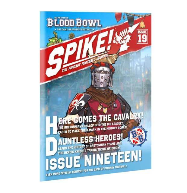 Blood Bowl Spike Magazine number 19 featuring an armored fellow.