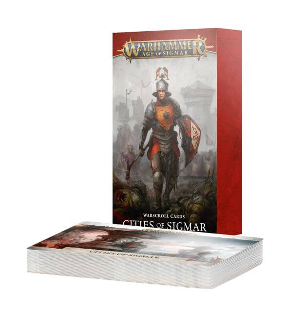 Warhammer Age of Sigmar game box with character illustration on a white background