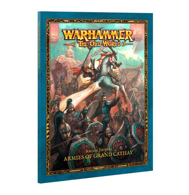 Warhammer The Old World
Grand Cathay Arcane Journal: Armies of Grand Cathay book on white background.