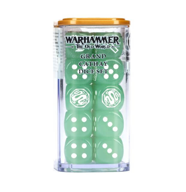 Warhammer The Old World
Grand Cathay Dice Set on white background