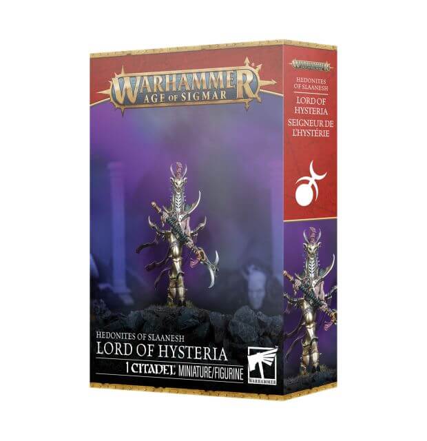 Age of Sigmar Hedonites of Slaanesh Lord of Hysteria box.