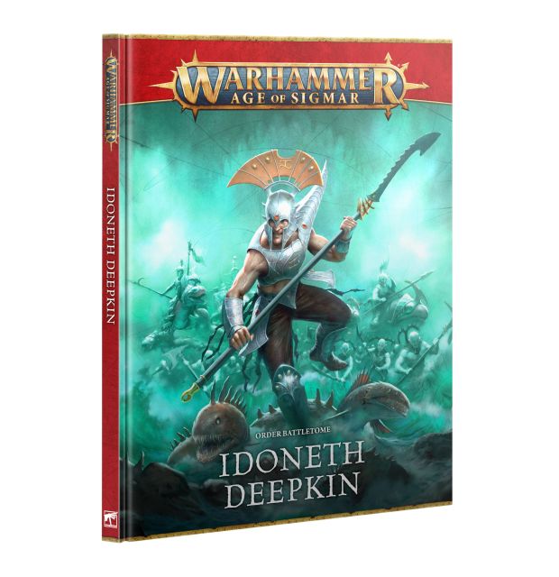 Book cover of 'Idoneth Deepkin' from Warhammer Age of Sigmar on a white background