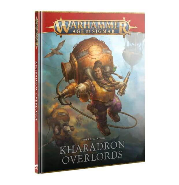 Book titled 'Kharadron Overlords' from Warhammer Age of Sigmar on a white background