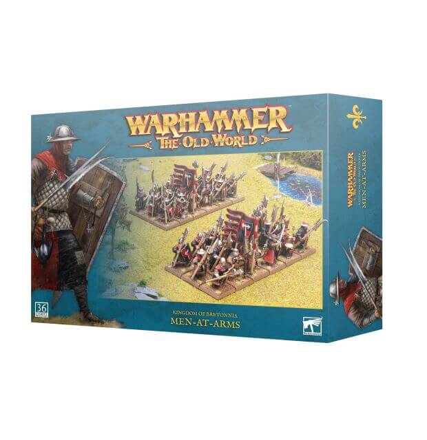 Warhammer The Old World box for Kingdom of Bretonnia Men-at-Arms.