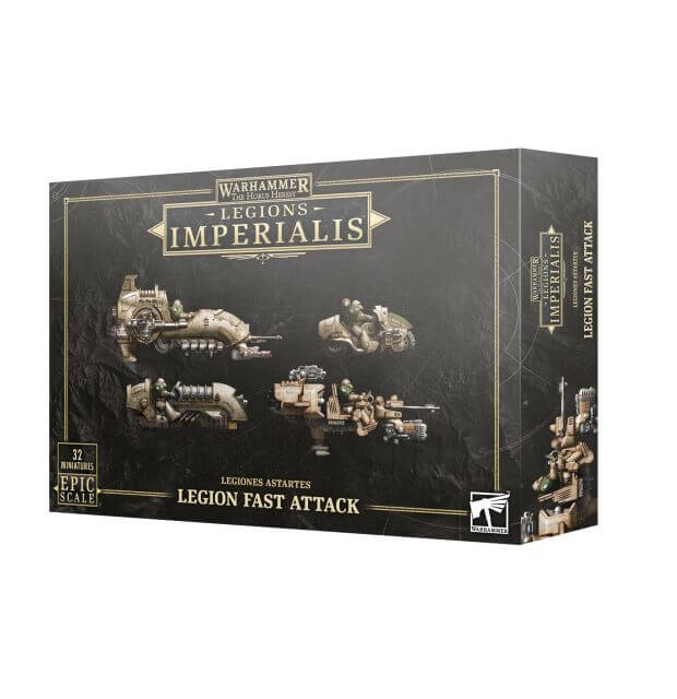 Packaging for Warhammer The Horus Heresy Legions Imperialis, Legiones Astartes Legion Fast attack models.