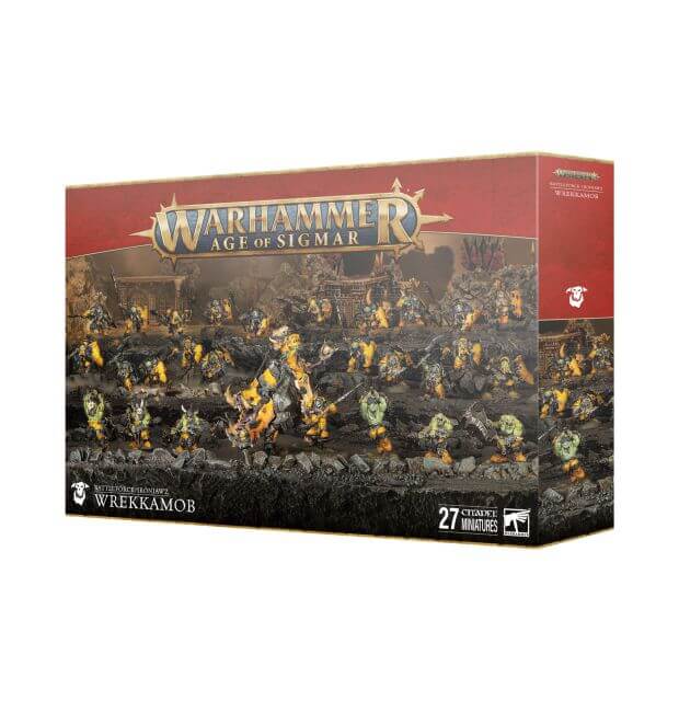 Orruk Warclans Ironjawz Wrekkamob Battleforce 2024