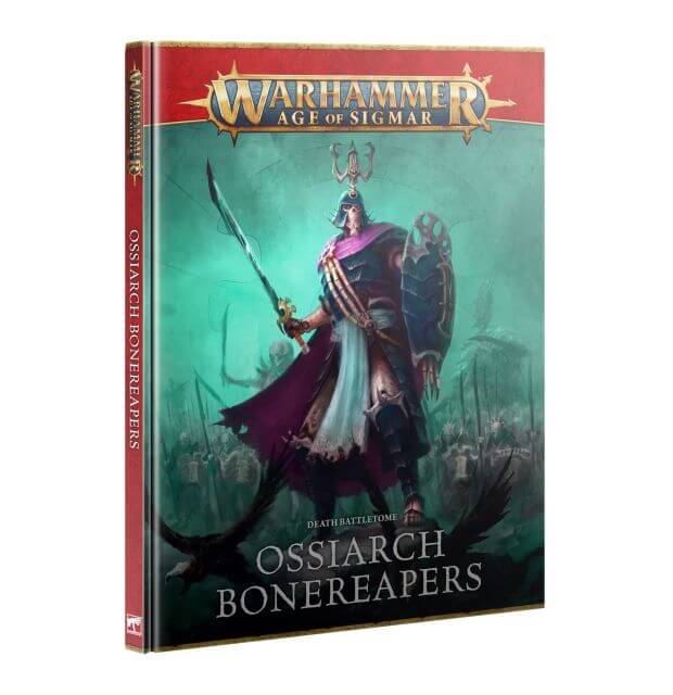 Book cover of 'Ossiarch Bonereapers' from Warhammer Age of Sigmar on a white background