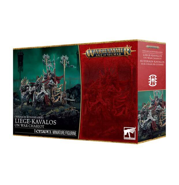 Warhammer Age of Sigmar game box with detailed artwork on a white background