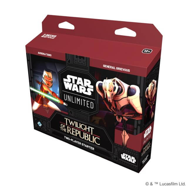 Star Wars Unlimited Twilight of the Republic game box on a white background