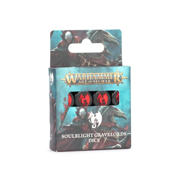 Warhammer: Age of Sigmar
Soulblight Gravelords Dice set on white background