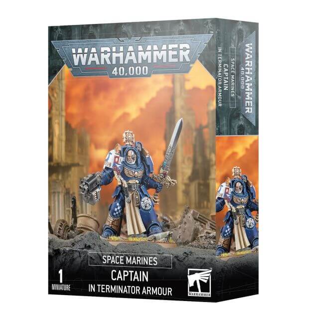 Warhammer 40k Space Marines Captain in Terminator Armour 2024 - Armada Games