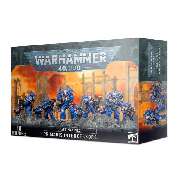 Games Workshop Warhammer 40,000 Space Marines Assault Intercessors Paints  Set