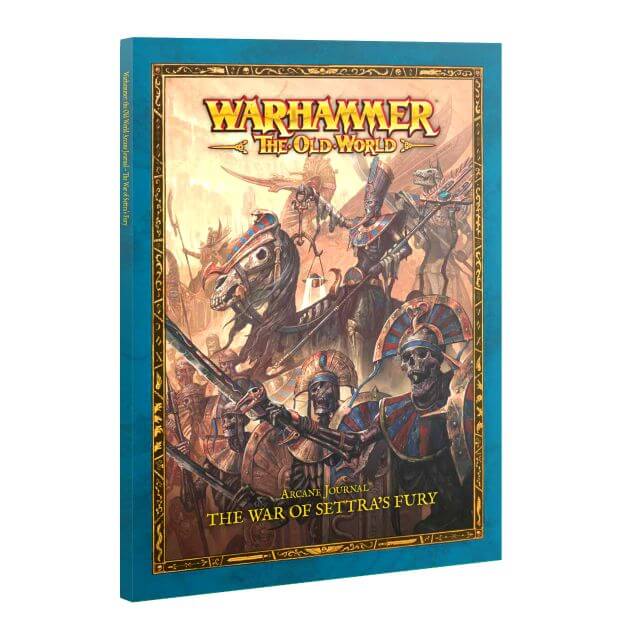Warhammer Old World book fearuting Egyptian skeletal troops