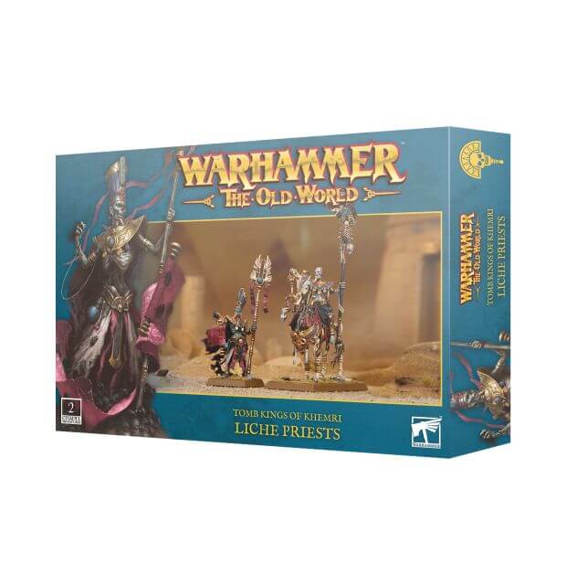 Warhammer Old World box showing Egyptian Skeletal troops