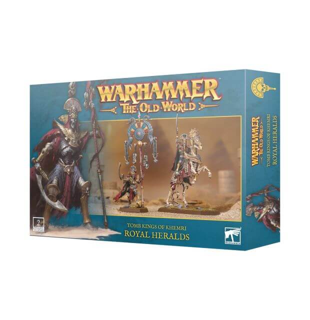 Warhammer Old World box showing Egyptian Skeletal troops