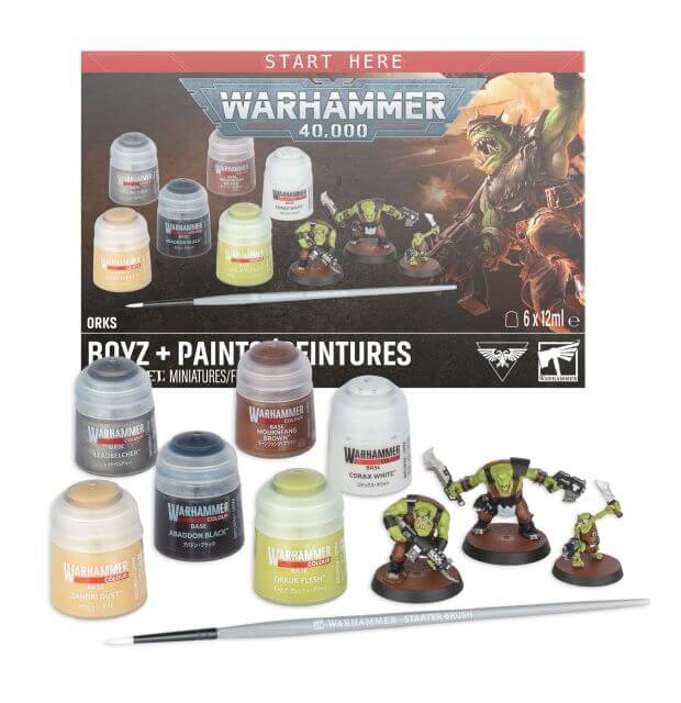 Warhammer 40K Orks and Paints