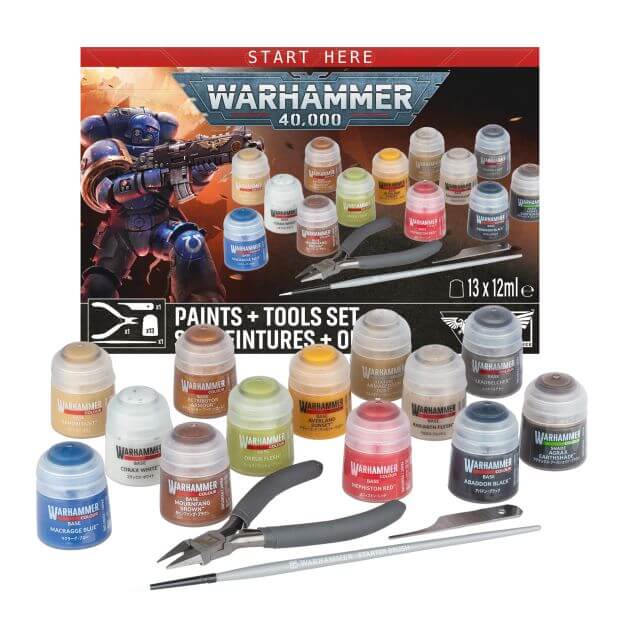 Warhammer 40K Paints and Tools
