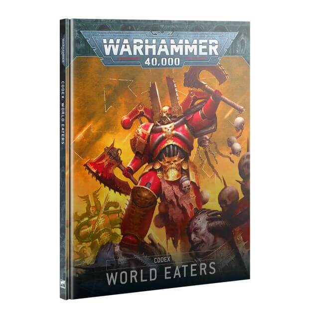 Warhammer 40K
World Eaters Codex
Book on White background