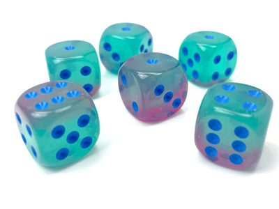 Gemini Gel Green-Pink w/ Blue Luminary 16mm d6