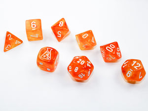 Borealis Luminary Blood Orange with White Polyhedral Set