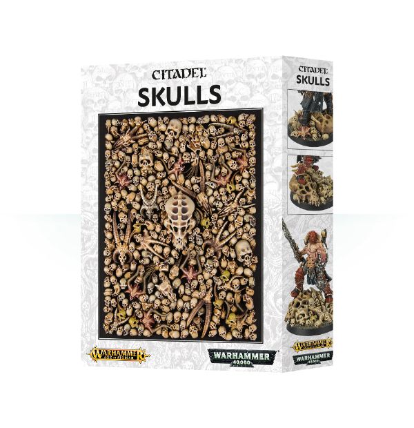 Packaging for Citadel Skulls. 