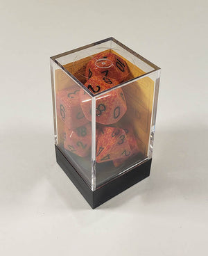 Speckled Fire Polyhedral Set