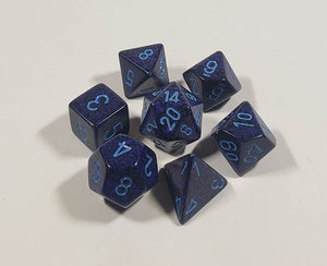 Speckled Cobalt Polyhedral Set
