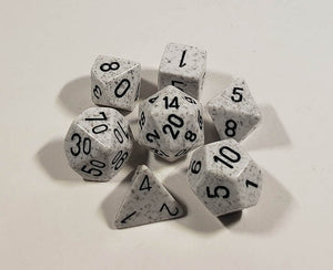 Speckled Arctic Camo Polyhedral Set