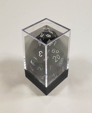 Opaque Black with White Polyhedral Set