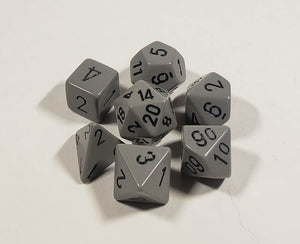 Opaque Grey with Black Polyhedral Set